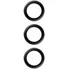 Image de Anneaux De Protection Pour Samsung Galaxy S24/s23/s23+ Hoops Noir Panzer Glass