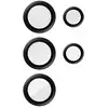 Image de Protection D'objectif Caméra Pour Galaxy S24 Ultra Édition Hoops En Verre Trempé Noir Transparent Panzer Glass