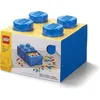 Image de Lego - Brique Bleue De Rangement Empilable 4 Plots Avec Tiroir
