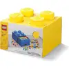 Image de Lego - Brique Jaune De Rangement Empilable 4 Plots Avec Tiroir