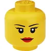 Image de Boîte de rangement - LEGO - 40321725 - Tête empilable - Jaune - Grand modèle - D24 x H271 cm
