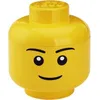 Image de Tête de rangement - LEGO - Garçon Grand modèle - Plastique - Jaune - D24 x H271 cm