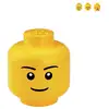 Image de Grande boîte de rangement lego en forme de tête l