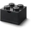Image de Tiroir de Bureau - Room Copenhagen - Lego 4 - Noir - Empilable - 158x158x113mm