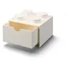 Image de Tiroir de bureau - 4 plots - blanc LEGO