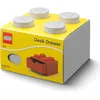Image de LEGO 5006875 Brique 4 tenons avec tiroir - gris Condition : Nouveau.