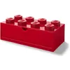 Image de Room Copenhagen 40211730 Lego Boîte de Rangement empilable 8 Boutons Rouge Taille Grand