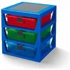 Image de LEGO Étagère de Rangement 3 Tiroirs Bleu Taille Unique - 40950002