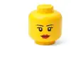 Image de Mini tête de rangement fille LEGO
