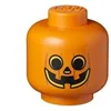 Image de Boîte de rangement - LEGO - STORAGE HEAD PUMPKIN - Orange - 360 ml - Motif citrouille