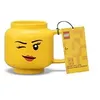 Image de LEGO Grande Tasse Winking Girl 530 ml   Mug en Céramique Visage Minifigurine Passe au Lave-vaisselle