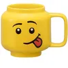 Image de LEGO Mug Winking Girl 255 ml   Tasse en Céramique Visage Minifigurine Passe au Lave-vaisselle Cadeau Enfant Adulte