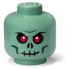 Image de Conteneur de rangement - LEGO - Tête de stockage - Vert sable - 24cm x 24cm x 27cm - Empilable