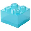 Image de Brique de rangement - LEGO - STORAGE BRICK 4 GLITTER - bleu clair - 57 L - enfichable