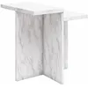 Image de Brielle - Table Basse En Effet Marbre Blanc