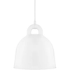 Image de NORMANN COPENHAGEN lampe à suspension BELL SMALL (Blanc - Aluminium et corde en tissu)