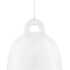 Image de NORMANN COPENHAGEN lampe à suspension BELL LARGE (Blanc - Aluminium et corde en tissu)