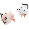 Image de Done By Deer Hochet Poignet Happy Clouds Rose, Lot De 2