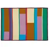 Image de Plaid Hubsch Interior Pavilion Block - violet/multicoloré - 140x200 cm