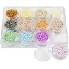 Image de Creativ Company Perles Rocailles En Verre Set Couleurs Pastel 3 Mm 12x17g