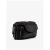 Image de Sac bandoulière - PIECES - Naina - Cuir noir - 21x15x5 cm - Bandoulière ajustable