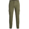 Image de Jack & Jones - Pantalon Cargo Jack And Jones Paul En Coton Stretch Vert Kaki - Vert 39