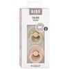 Image de Tétine Bibs Colour Caoutchouc Naturel Vanilla Blush Taille 2 6-18 Mois Lot De 2