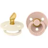 Image de Sucette bébé - BIBS Colour - Anatomique - T1 - Caoutchouc naturel - Ivory Blush - Pack de 2