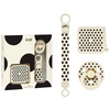 Image de Coffret Sucette Bibs Soothe & Go Polka Ivory/black Avec Anneau, Attache Et Boîte