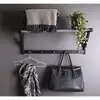 Image de Étagère À Chapeaux Kaia Métal Noir House Nordic