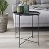 Image de Table D'appoint Anne 47 Cm Rond Noir House Nordic