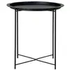 Image de House nordic table d'appoint anne 47 cm rond noir 2101350
