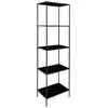 Image de Étagère vita - étagère, 5 étagères, noir, cadre noir 51x36x170 cm 3001070