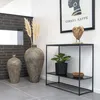 Image de Table Console Avec 2 Étagères Avery Noir House Nordic