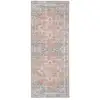 Image de Tapis De Couloir Orange Et Bleu 80 X 200 Cm