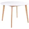 Image de Table Ronde Vojens   Élégance Scandinave Et Convivialité Au Quotidien-blanc