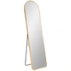 Image de Miroir Sur Pied En Aluminium Madrid   L 40 X H 150cm-beige