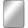 Image de Miroir Rectangulaire En Aluminium Madrid   L 50 X H 70cm-noir