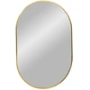 Image de Miroir Ovale En Aluminium Madrid   L 50 X H 80cm-beige