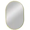 Image de Miroir ovale en aluminium madrid   l 50 x h 70cm-beige 4001550