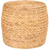 Image de Table D’appoint Jacinthe D’eau Avec Rangement Delia Ø 43cm