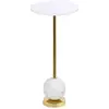 Image de Table D'appoint En Laiton Et Marbre Salo Ø 25cm
