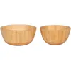 Image de Lots De 2 Bols En Bambou Naturel