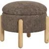 Image de House Nordic Medas Pouffe/ottomane Rond