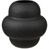 Image de Vase Silva H 20cm   Verre Soufflé Bouche Noir