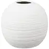 Image de Vase kougli h 28cm   céramique blanche