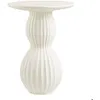 Image de Irma table basse table d’appoint Ø40 cm blanche.