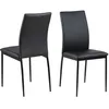 Image de Chaises noires Demir - EMOB - Lot de 4 - Cuisine - Contemporain - Design
