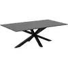 Image de Table basse rectangulaire en céramique et métal l130 - chipre 0000087423