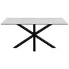Image de Table de salle à manger rectangulaire en céramique 6 places l160 - neiva H000020854